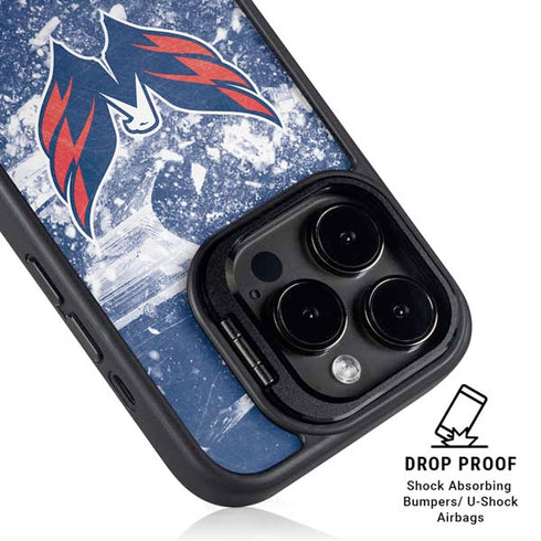 NHL Washington Capitals Frozen iPhone 16 Pro Kickstand Case